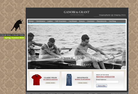 Ganobi Grant - inspirierende E-Commerce Designs