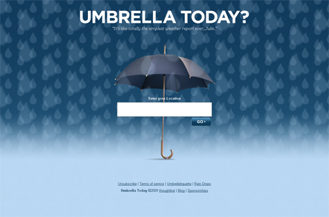 Umbrella Today?