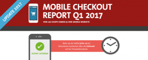 Mobile Checkout Infografik - TOP 100 Shops im Benchmark