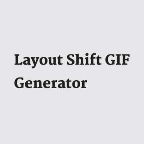 Logo Layout Shift Generator